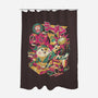 Neko Ramen Cat-None-Polyester-Shower Curtain-ilustrata