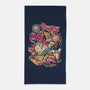 Neko Ramen Cat-None-Beach-Towel-ilustrata