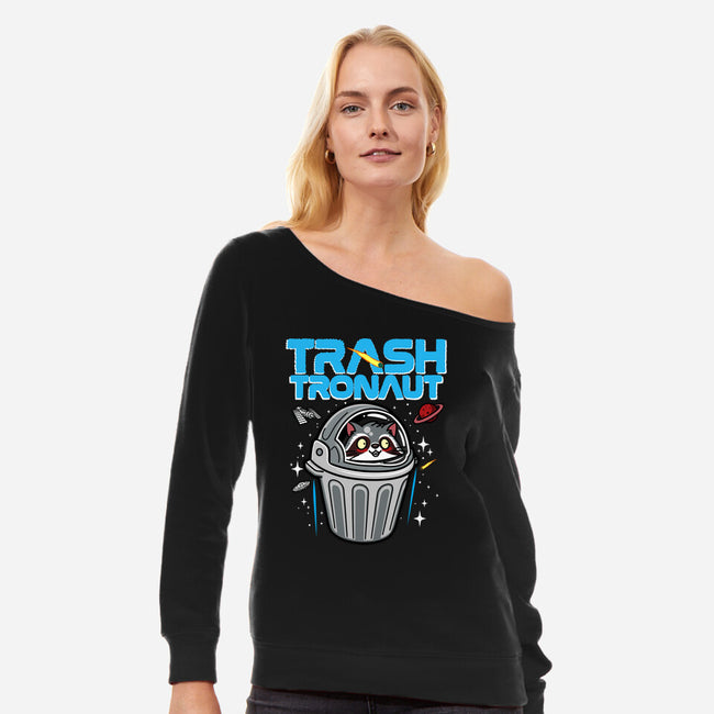 Trashtronaut-Womens-Off Shoulder-Sweatshirt-Boggs Nicolas