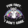 Fun Fact I Don't Care-Womens-V-Neck-Tee-koalastudio