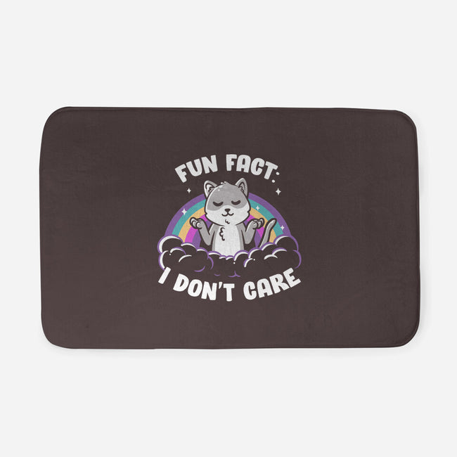 Fun Fact I Don't Care-None-Memory Foam-Bath Mat-koalastudio