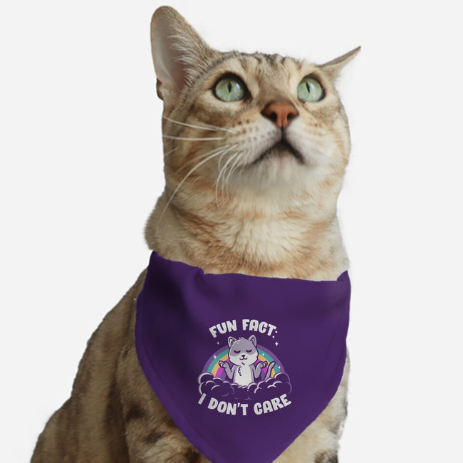 Fun Fact I Don't Care-Cat-Adjustable-Pet Collar-koalastudio