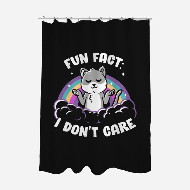 Fun Fact I Don't Care-None-Polyester-Shower Curtain-koalastudio