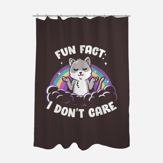 Fun Fact I Don't Care-None-Polyester-Shower Curtain-koalastudio