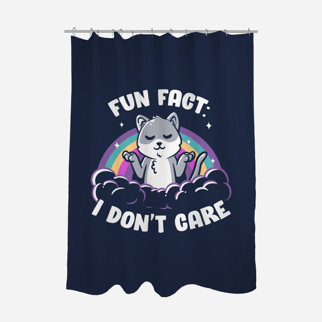 Fun Fact I Don't Care-None-Polyester-Shower Curtain-koalastudio