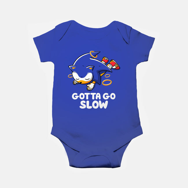 Gotta Go Slow-Baby-Basic-Onesie-koalastudio