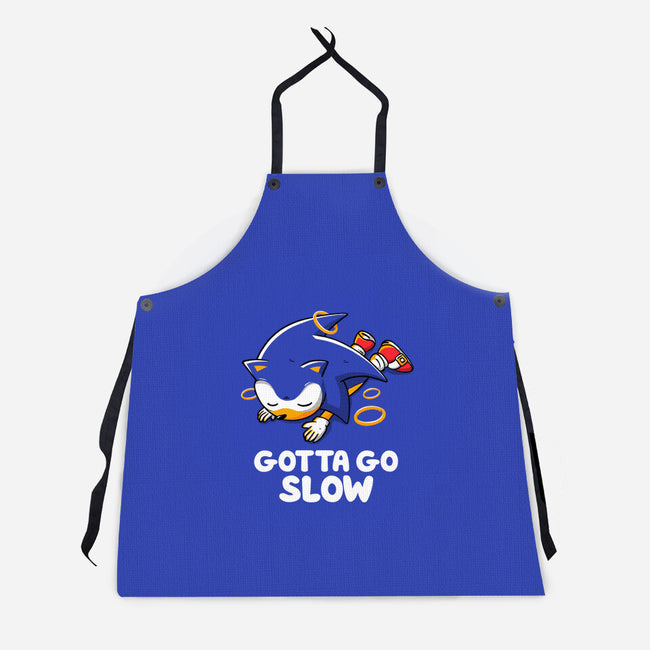 Gotta Go Slow-Unisex-Kitchen-Apron-koalastudio