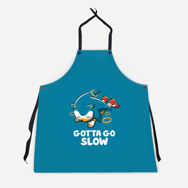 Gotta Go Slow-Unisex-Kitchen-Apron-koalastudio