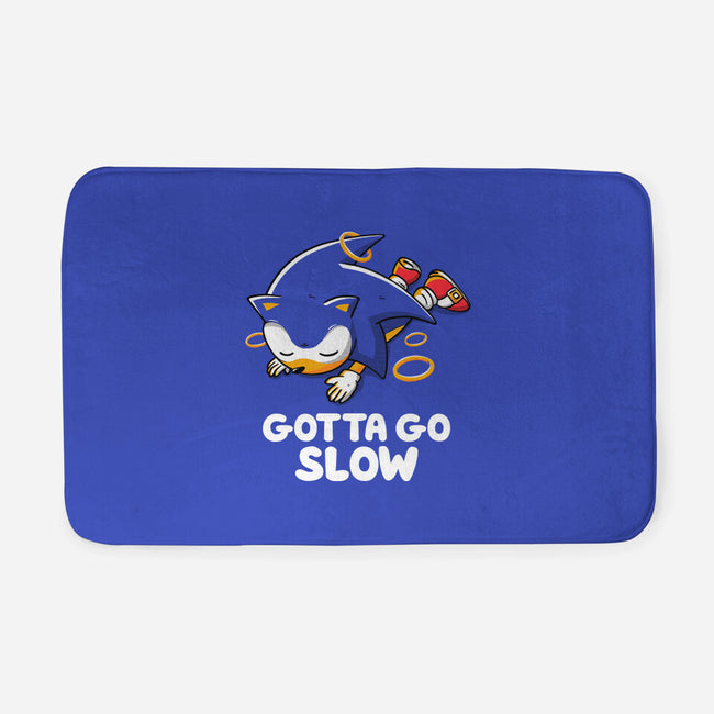 Gotta Go Slow-None-Memory Foam-Bath Mat-koalastudio