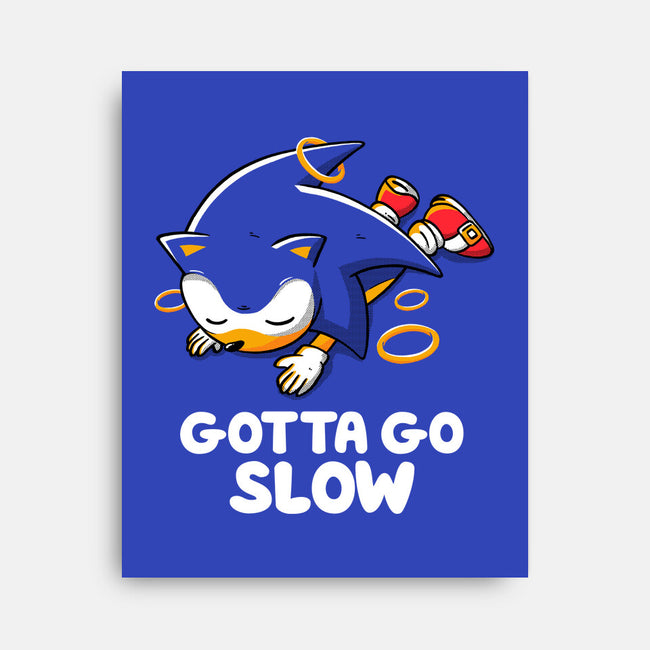 Gotta Go Slow-None-Stretched-Canvas-koalastudio