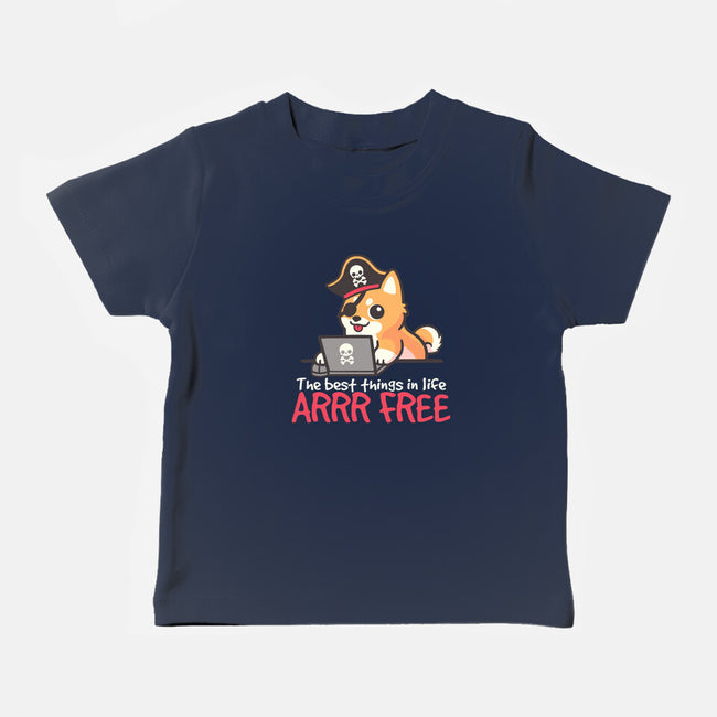 Web Pirate Dog-Baby-Basic-Tee-NemiMakeit