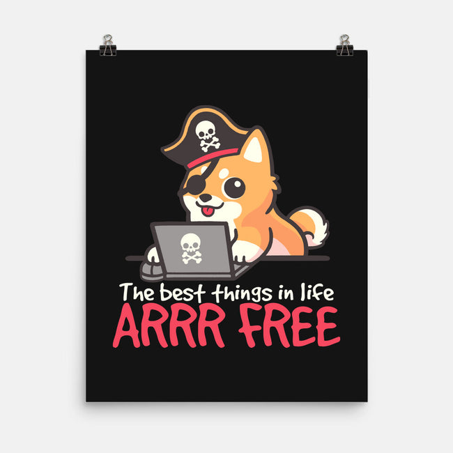 Web Pirate Dog-None-Matte-Poster-NemiMakeit