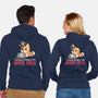 Web Pirate Dog-Unisex-Zip-Up-Sweatshirt-NemiMakeit