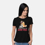 Web Pirate Dog-Womens-Basic-Tee-NemiMakeit