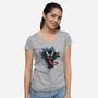 Symbiote Ink-Womens-V-Neck-Tee-ddjvigo