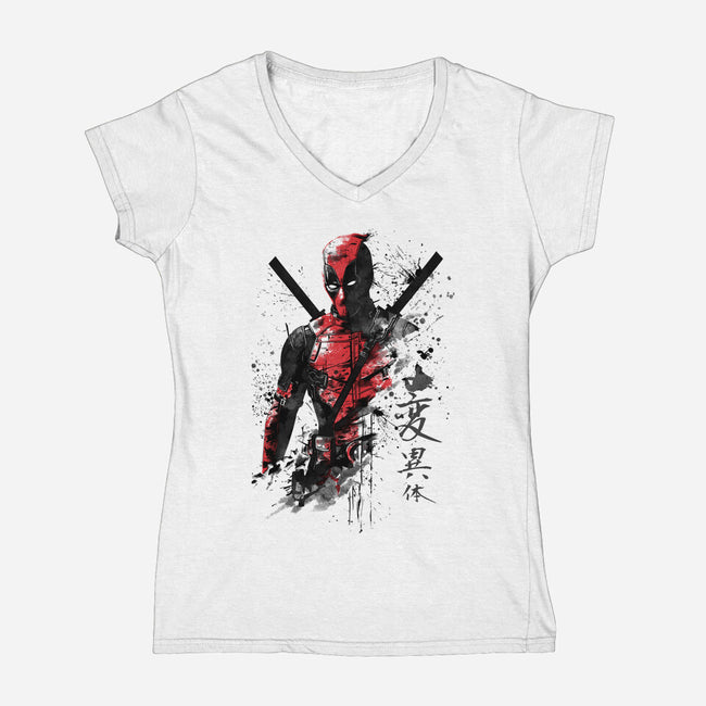 The Merc Ink-Womens-V-Neck-Tee-ddjvigo