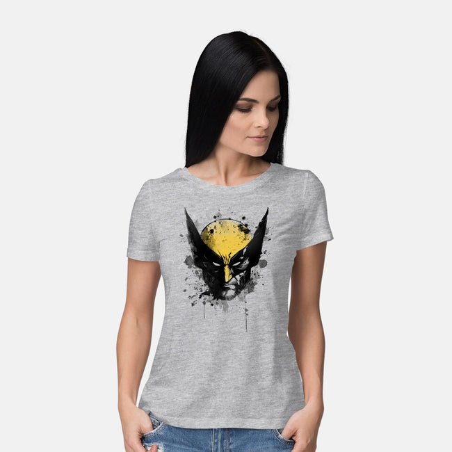 Logan's Mask-Womens-Basic-Tee-ddjvigo