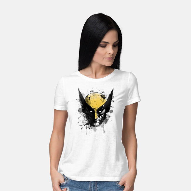 Logan's Mask-Womens-Basic-Tee-ddjvigo