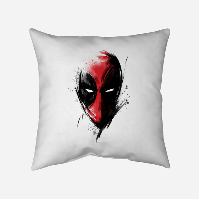 Merc's Mask-None-Removable Cover-Throw Pillow-ddjvigo