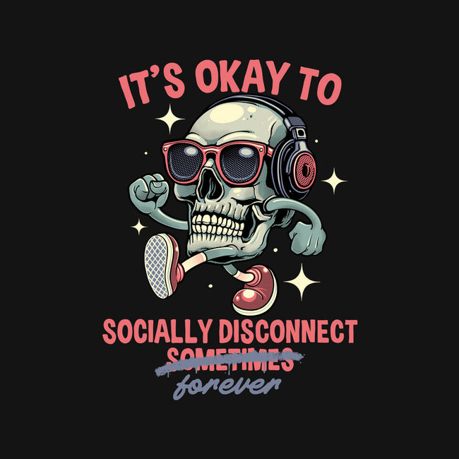 Socially Disconnected-Womens-V-Neck-Tee-gorillafamstudio