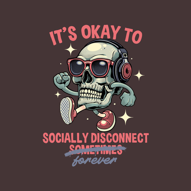 Socially Disconnected-Womens-Basic-Tee-gorillafamstudio