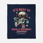 Socially Disconnected-None-Fleece-Blanket-gorillafamstudio