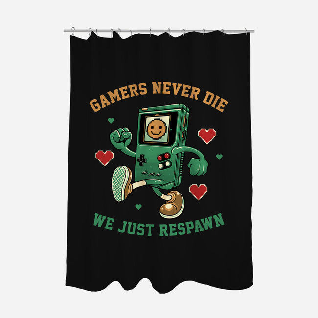 Gamers Respawn-None-Polyester-Shower Curtain-gorillafamstudio