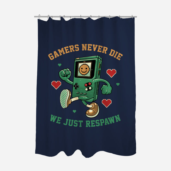 Gamers Respawn-None-Polyester-Shower Curtain-gorillafamstudio