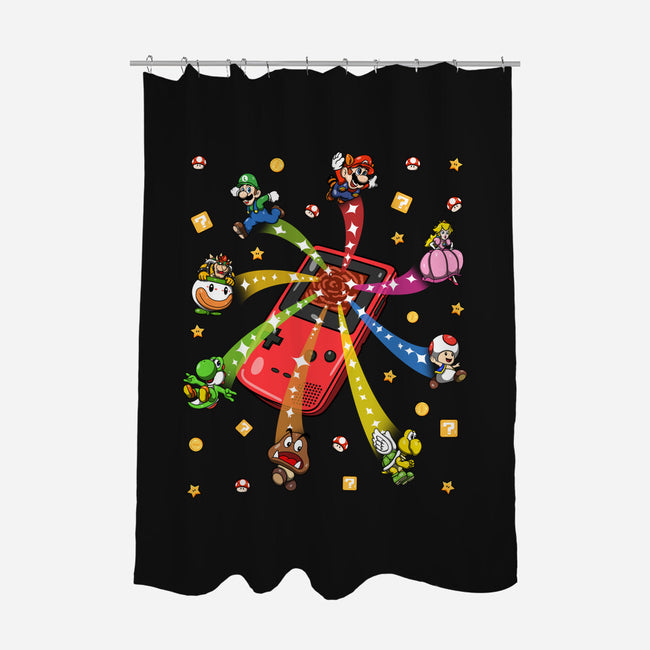 Jump Up-None-Polyester-Shower Curtain-JamesQJO