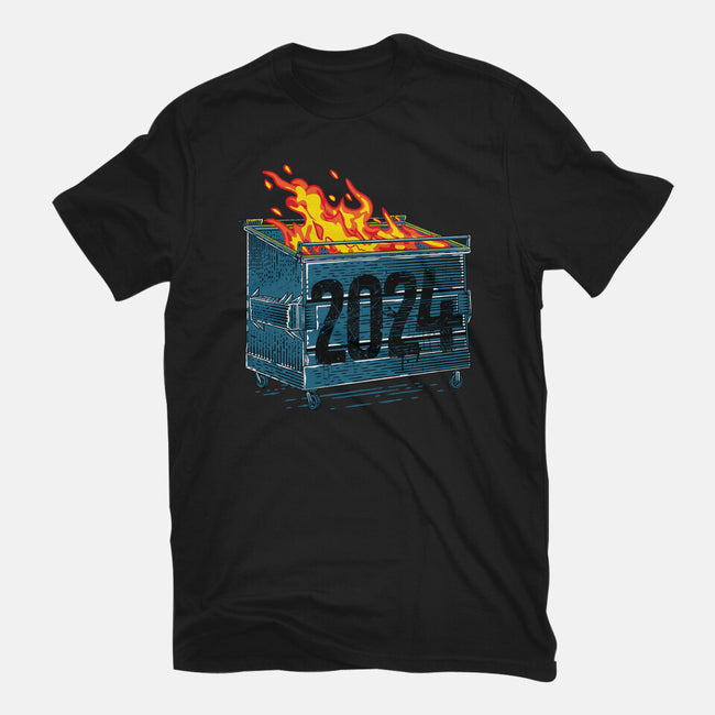 Dumpster 2024-Womens-Fitted-Tee-rocketman_art