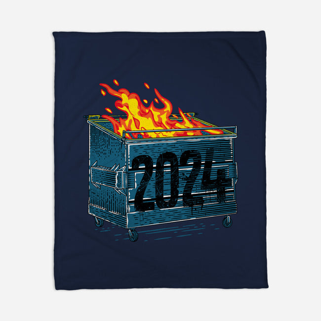 Dumpster 2024-None-Fleece-Blanket-rocketman_art