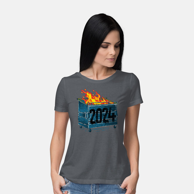 Dumpster 2024-Womens-Basic-Tee-rocketman_art