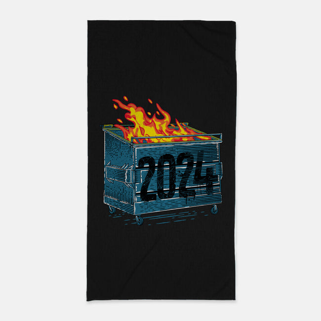 Dumpster 2024-None-Beach-Towel-rocketman_art