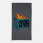 Dumpster 2024-None-Beach-Towel-rocketman_art