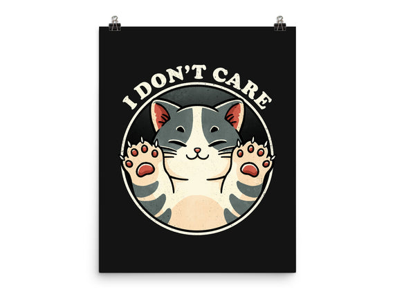 I Don't Care Cat