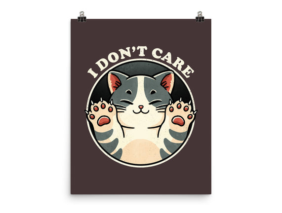 I Don't Care Cat