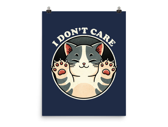 I Don't Care Cat