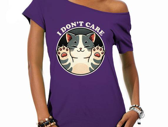 I Don't Care Cat