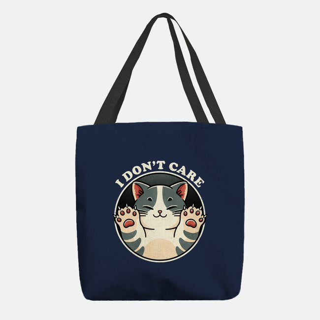 I Don't Care Cat-None-Basic Tote-Bag-fanfreak1