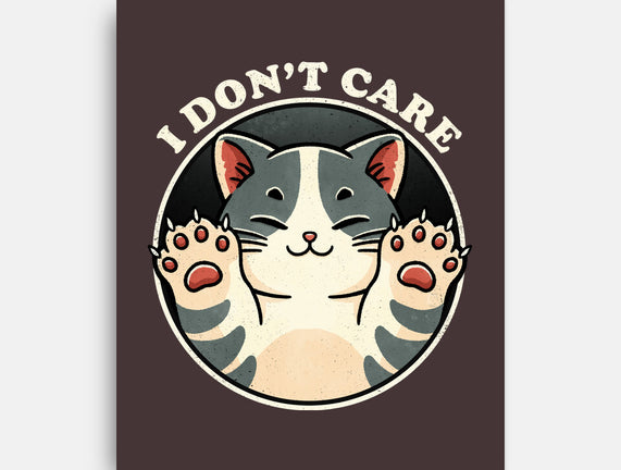 I Don't Care Cat