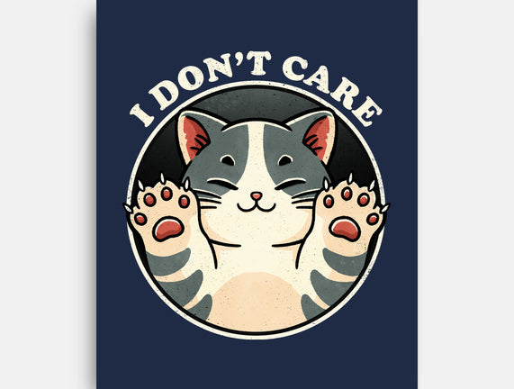 I Don't Care Cat