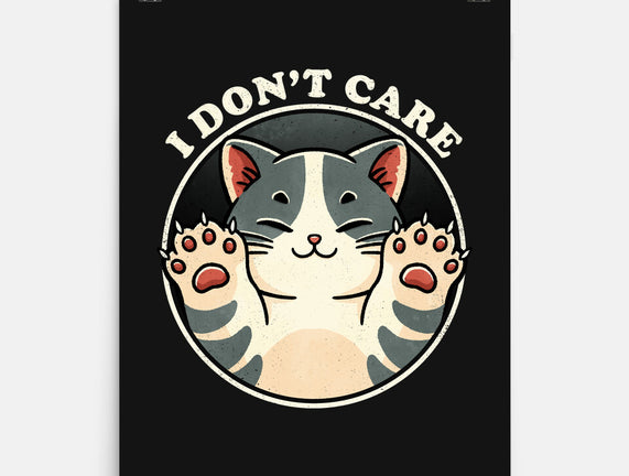 I Don't Care Cat