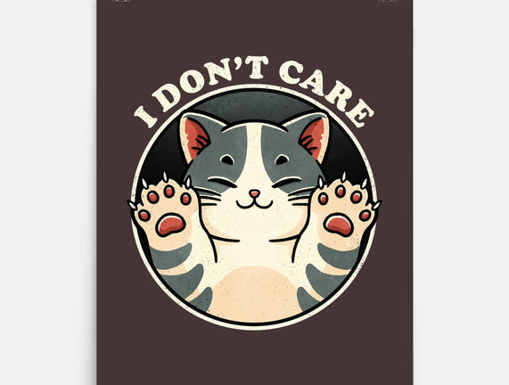 I Don't Care Cat