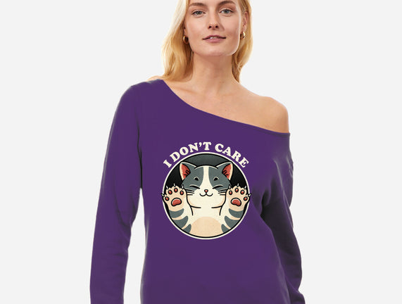 I Don't Care Cat