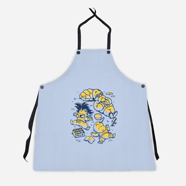 The Turtle Hermit Way-Unisex-Kitchen-Apron-estudiofitas