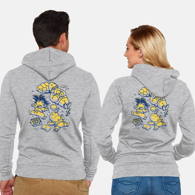 The Turtle Hermit Way-Unisex-Zip-Up-Sweatshirt-estudiofitas