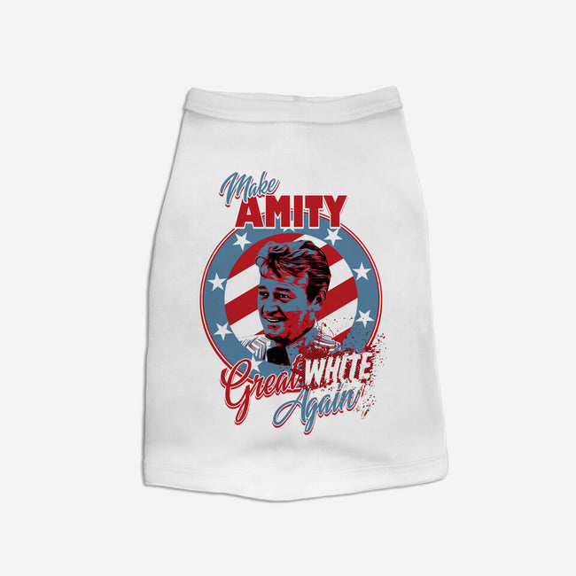 Make Amity Great Again-Dog-Basic-Pet Tank-Tronyx79