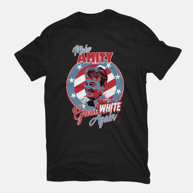 Make Amity Great Again-Womens-Fitted-Tee-Tronyx79