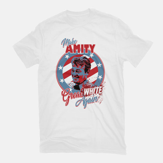 Make Amity Great Again-Womens-Fitted-Tee-Tronyx79