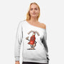 Have A Nuke-Womens-Off Shoulder-Sweatshirt-Wookie Mike